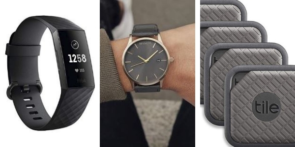 Fitbit, MVMT watch. Tile Find Everything