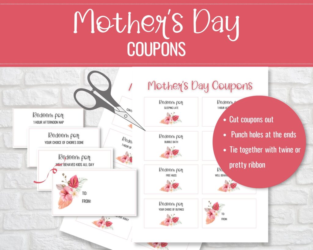 printable coupons for Mother's Day
