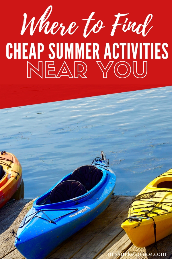 Summer activities kayaking