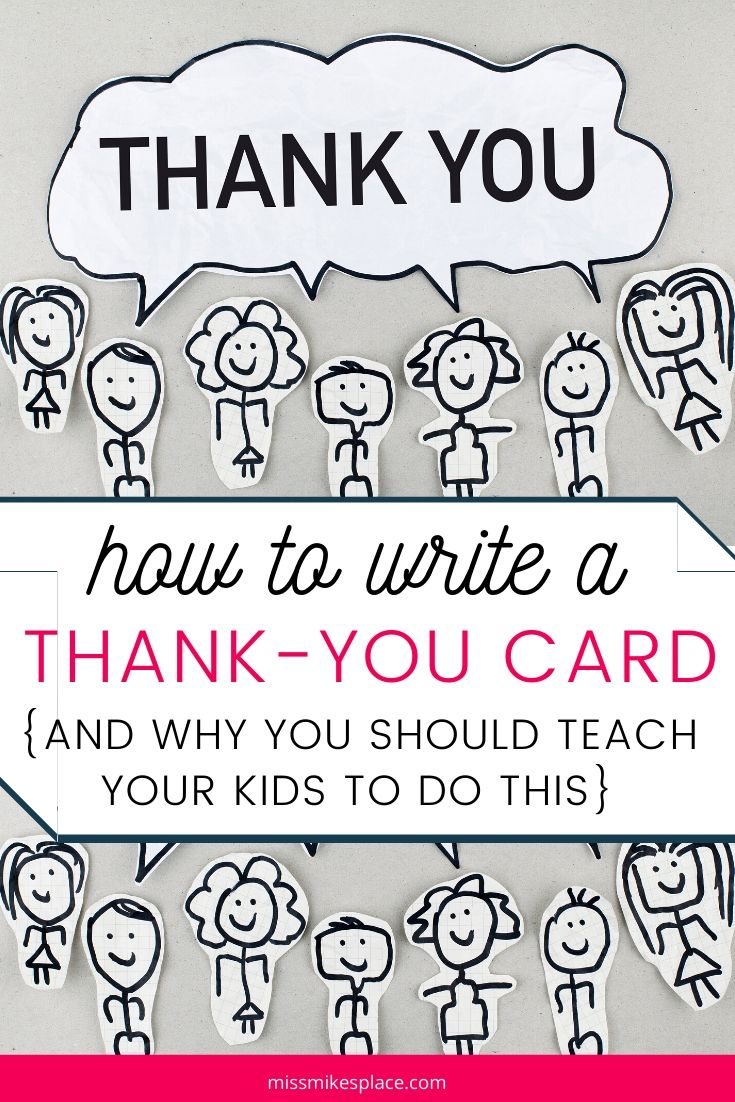 How to Write a Thank You Card {And Why You Should Teach Your Children to do This}