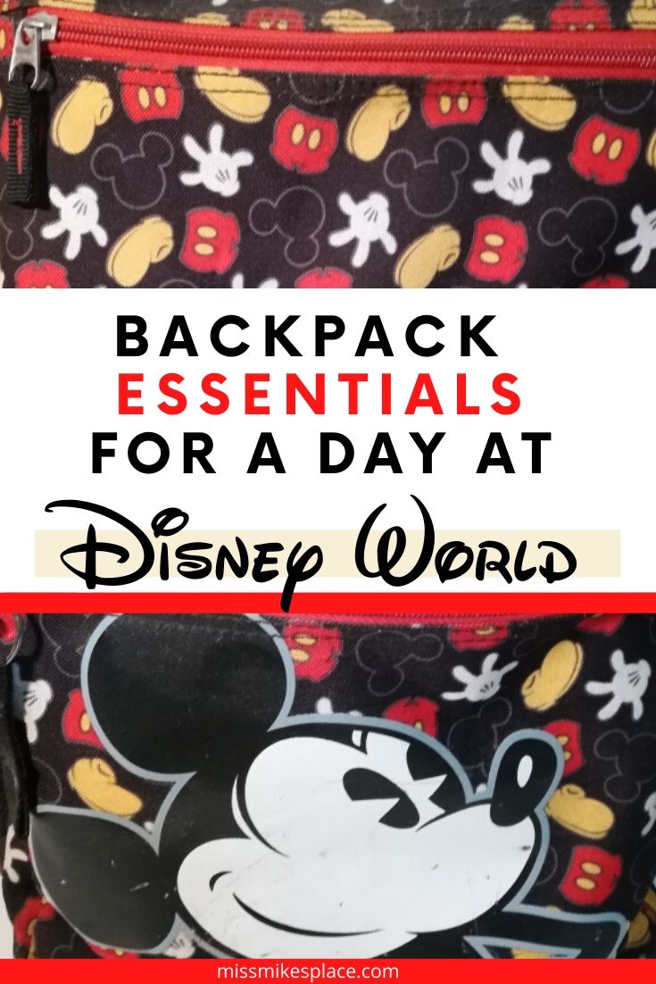 Backpack Essentials for a Day at Disney World
