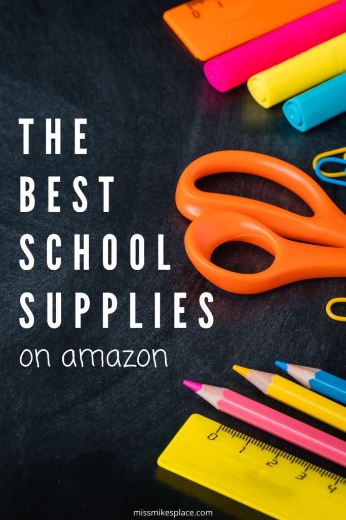 cool colorful school supplies