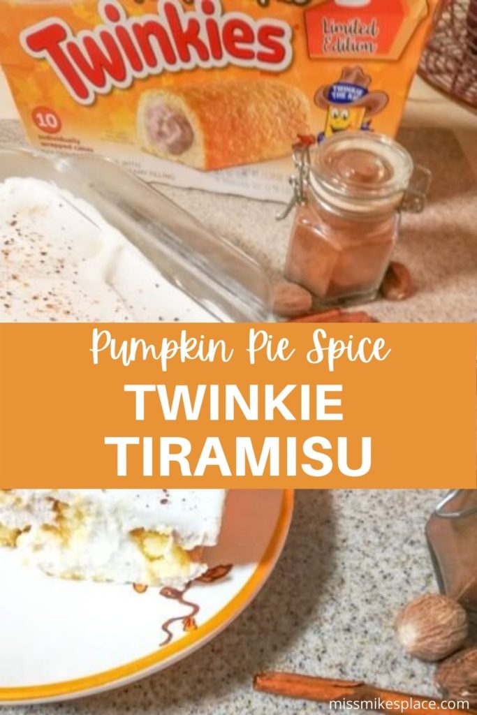 Pumpkin pie spice Twinkie Tiramisu  and spices