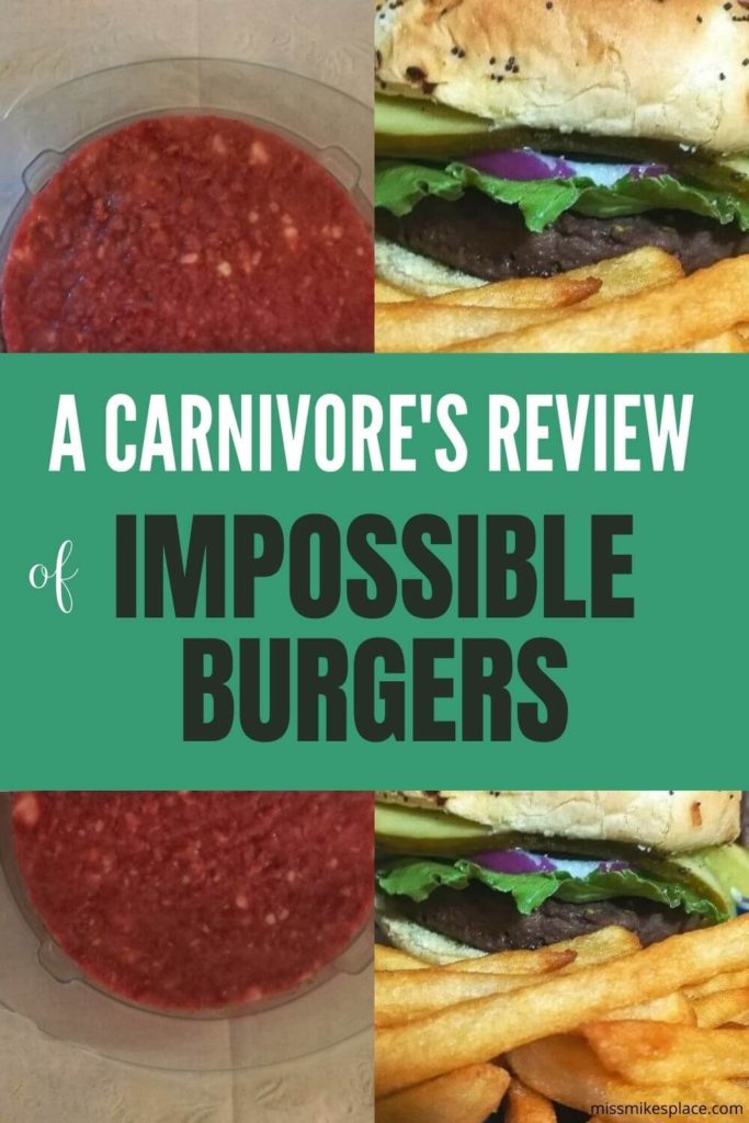 Impossible burgers